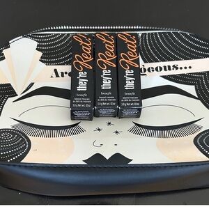 Benefit They're Real Mascara Trio with Art Dec Makeup Bag